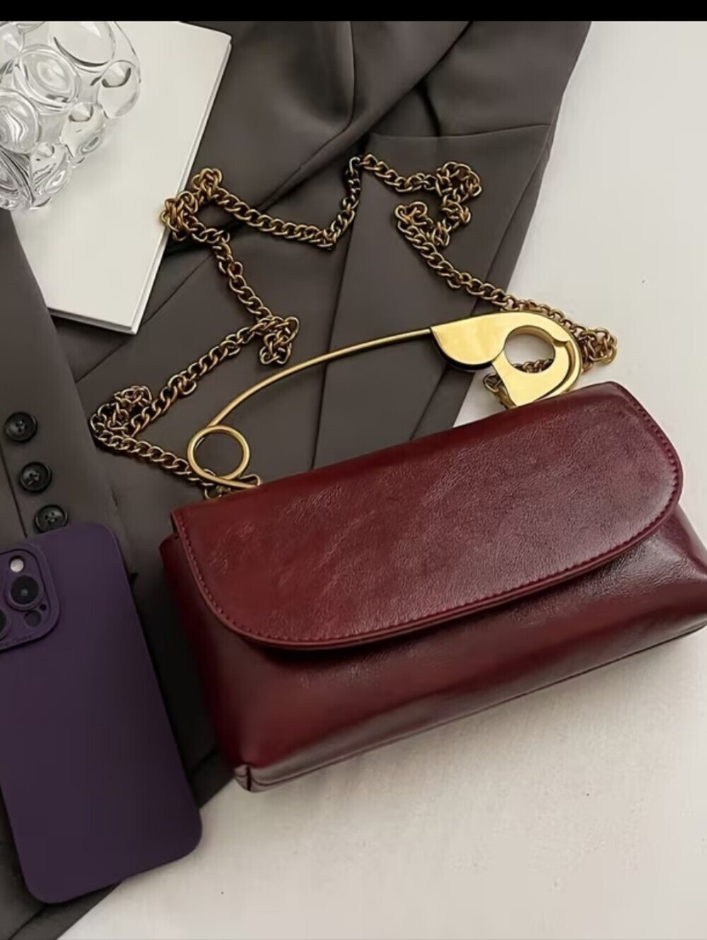 [Trendy Creative Handbag] Autumn and Winter Popular Niche Design, Trendy Creativ - Picture 4 of 6